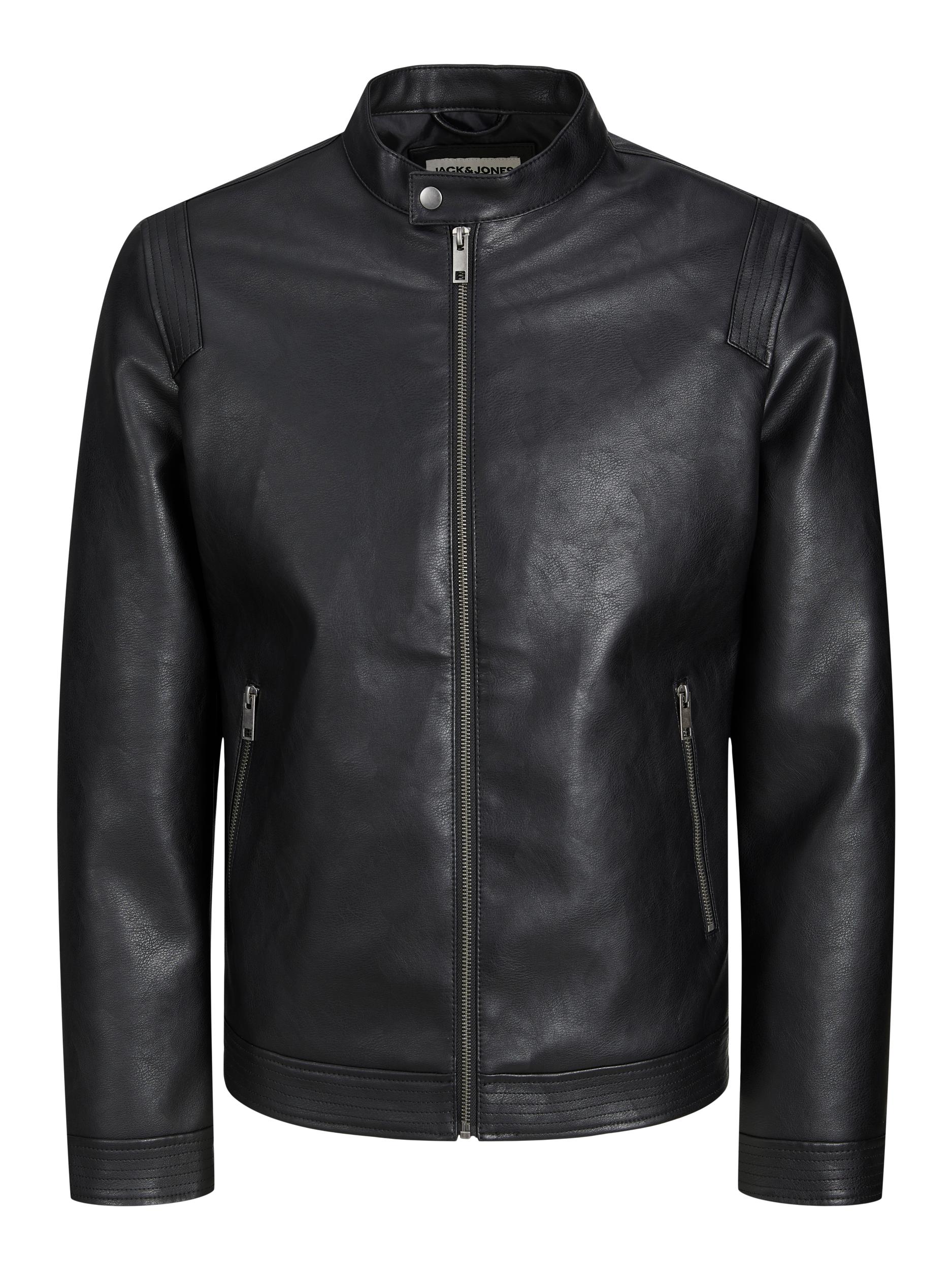 Jack&Jones PLUS JACLICHFIELD men's leather jacket