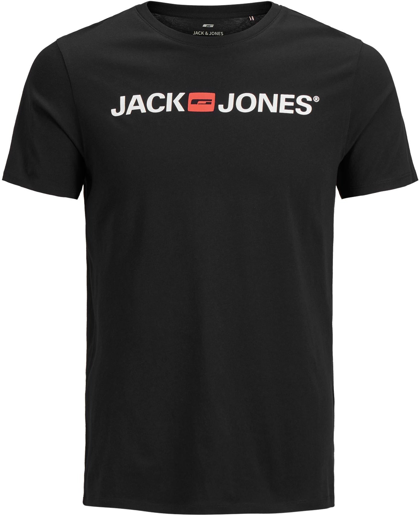 Jack&Jones PLUS Men's T-shirt JJECORP Regular Fit Black