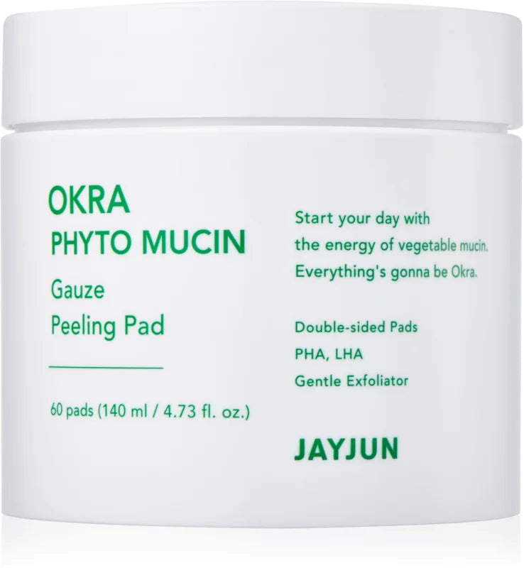 Jayjun Okra Phyto Mucin Gauze Peeling Pad - 60 pads