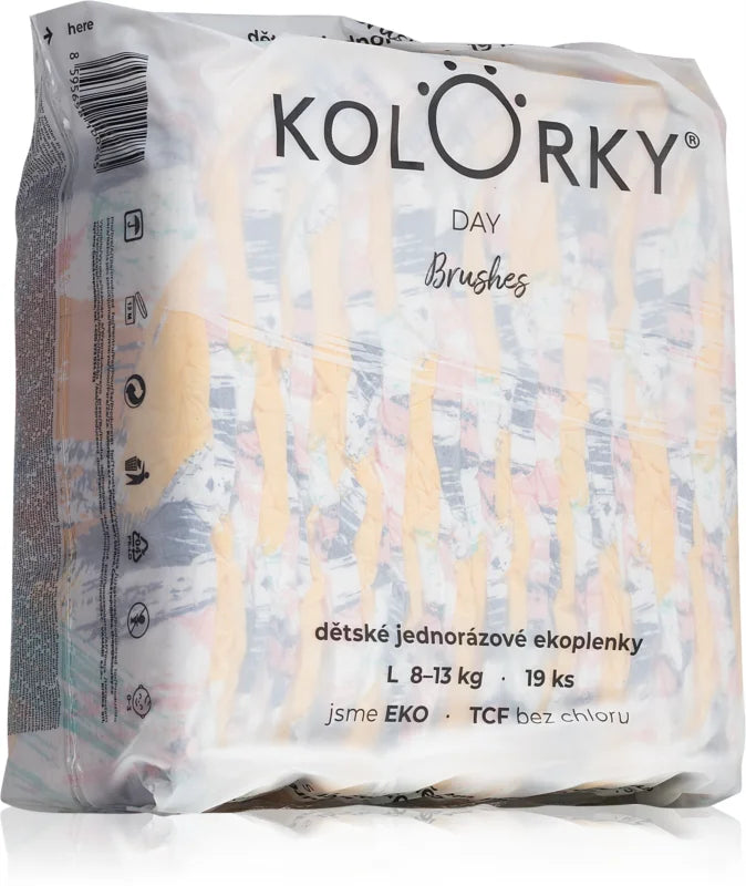 Kolorky Day Brushes disposable ECO diapers
