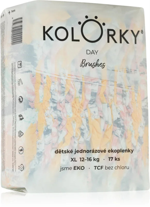 Kolorky Day Brushes disposable ECO diapers