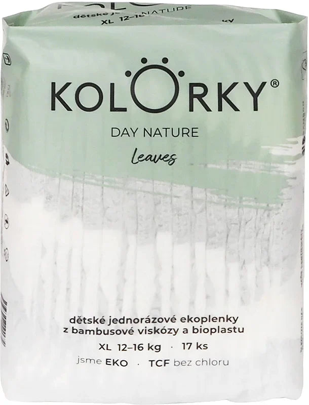 Kolorky Day Nature Bamboo Leaves disposable ECO diapers