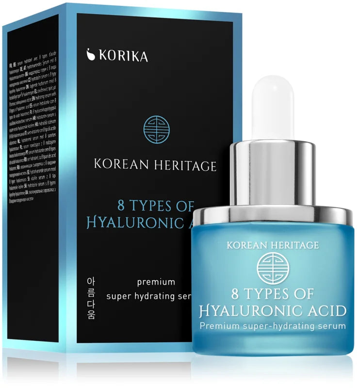 KORIKA Korean Heritage 8 Types of Hyaluronic Acid Premium Super Hydrating Serum 30 ml