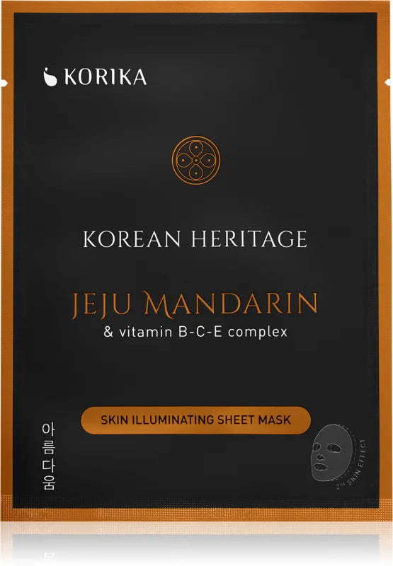 KORIKA Korean Heritage Set of 5 Skin Illuminating Face Sheet Masks