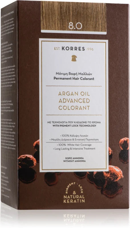 Korres Argan Oil permanent hair dye