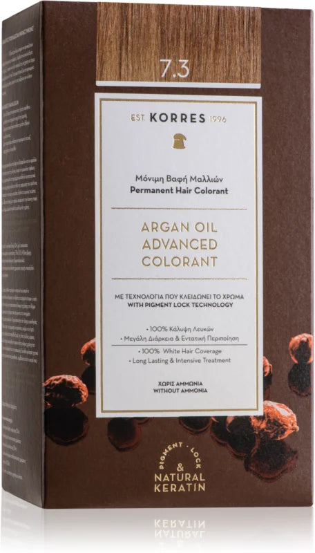 Korres Argan Oil permanent hair dye