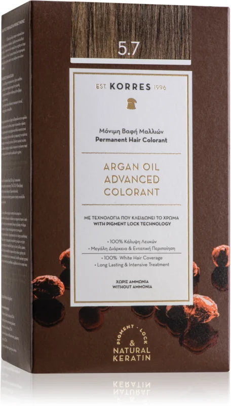 Korres Argan Oil permanent hair dye
