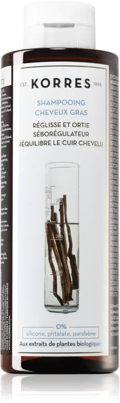Korres Liquorice and Urtica Shampoo for oily hair 250 ml