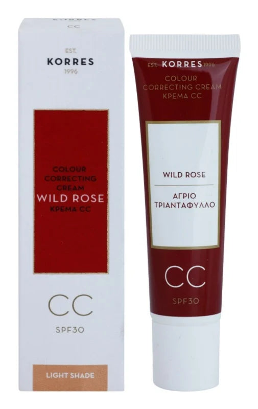 Korres Wild Rose Brightening CC Cream SPF 30 Light Shade 30 ml