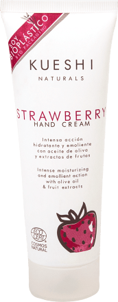 KUESHI NATURALS strawberry hand cream, 75 ml