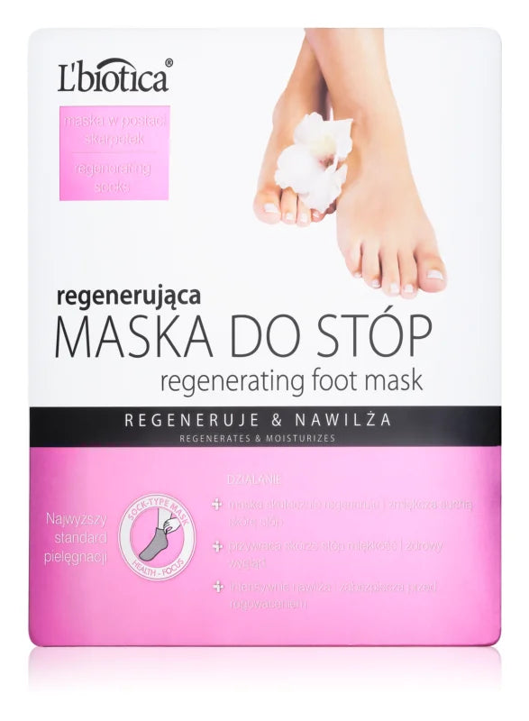 L'biotica Regenerating foot mask 32 ml