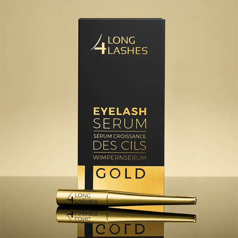 Long 4 Lashes Gold Serum Renewing Eyelash Growth Serum 4ml