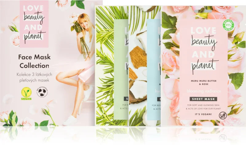 Love Beauty & Planet Face Mask Collection