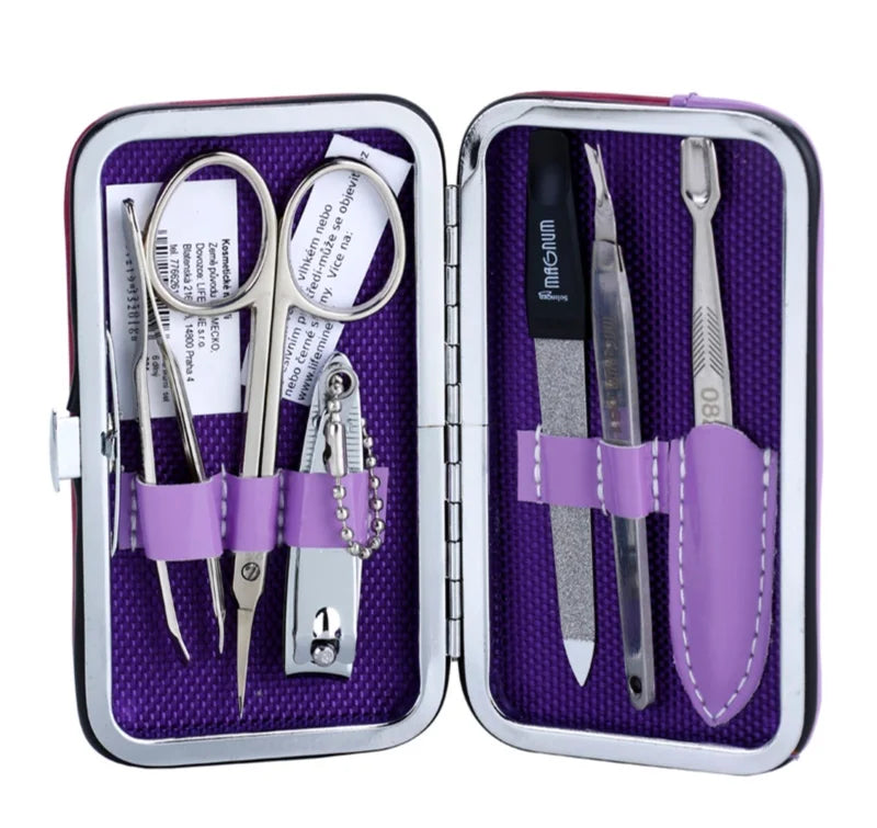 Magnum Feel The Style Manicure Set Purple 6 pcs