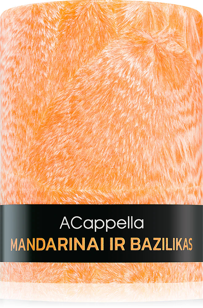 ACappella Mandarin and Basil scented candle 80g