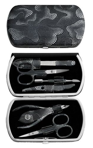 Solingen NO 319-13 Manicure set 6 parts black
