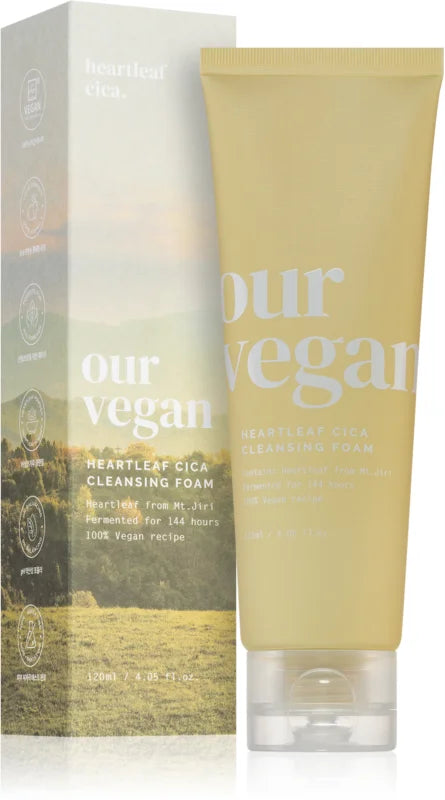 ma:nyo Our Vegan Heartleaf Cica Moisturizing cleansing foam 120 ml