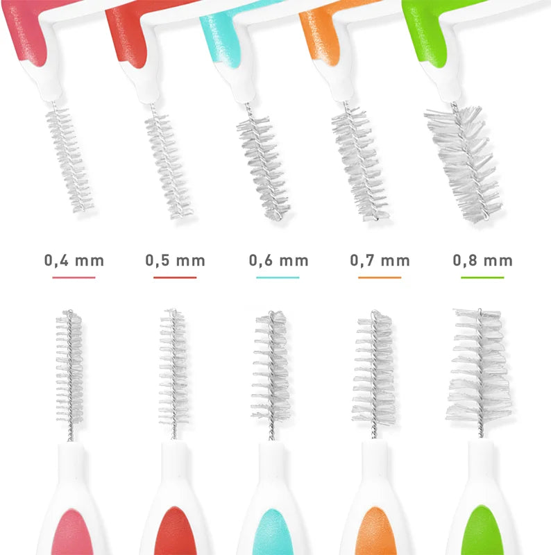 MEDIBLANC Interdental Pick-brush Angle 5 pcs Mix-pack