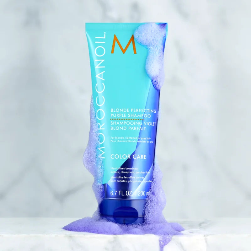 Moroccanoil Color Care Blonde perfecting purple shampoo