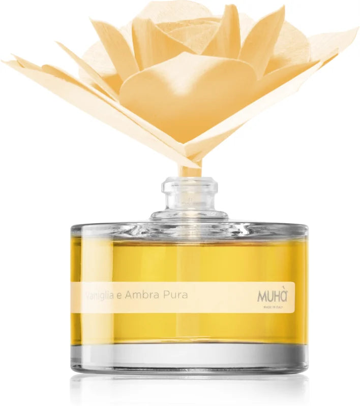 Muha Rosa Vaniglia e Ambra Pura aroma diffuser 50 ml