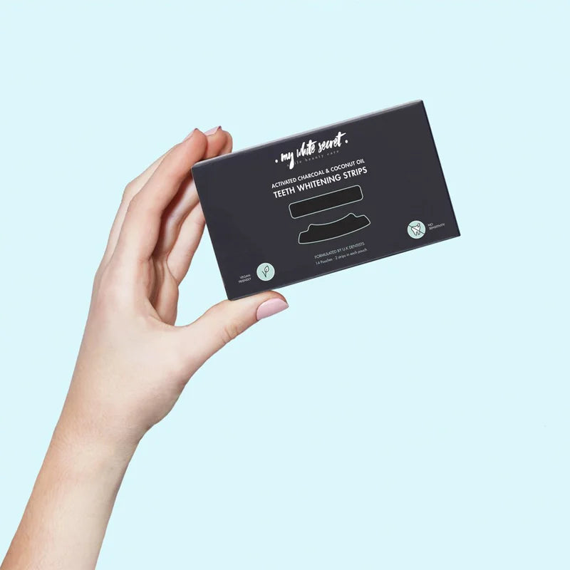 My White Secret Charcoal and Coconut Oil Teeth Whitening Strips