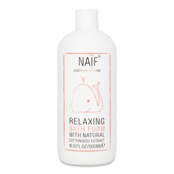NAIF Relaxing bath foam with natural cottonseed extract 500 ml