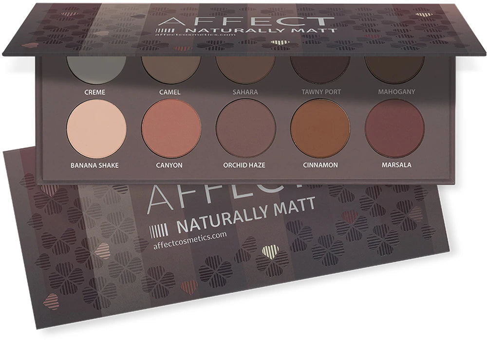 Affect Naturally Matt eyeshadow palette 10× 2 g