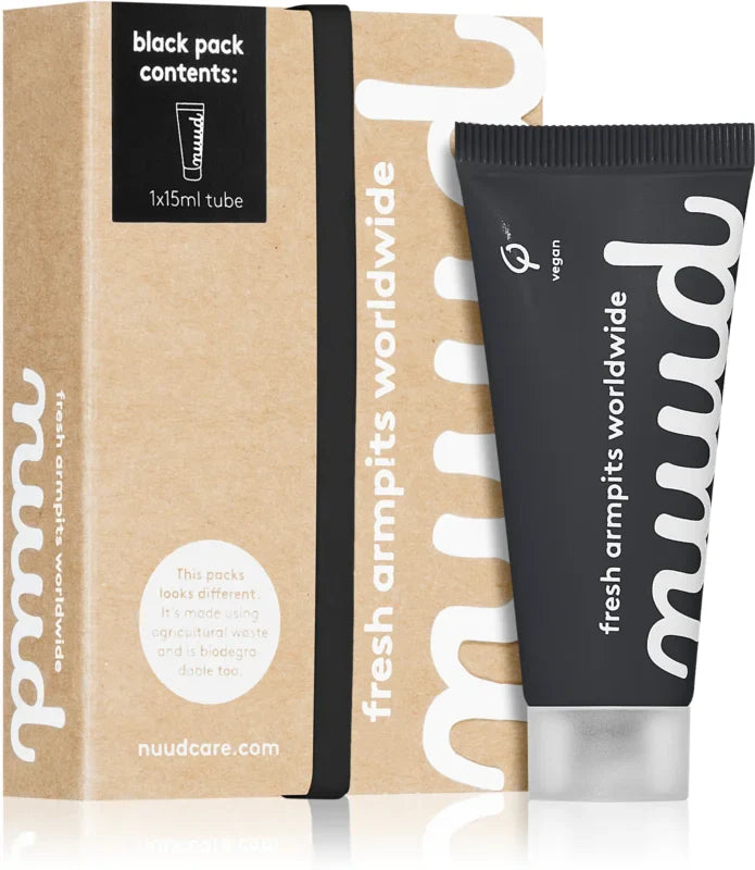 nuud Starter Pack Black Natural Creamy Deodorant 15 ml