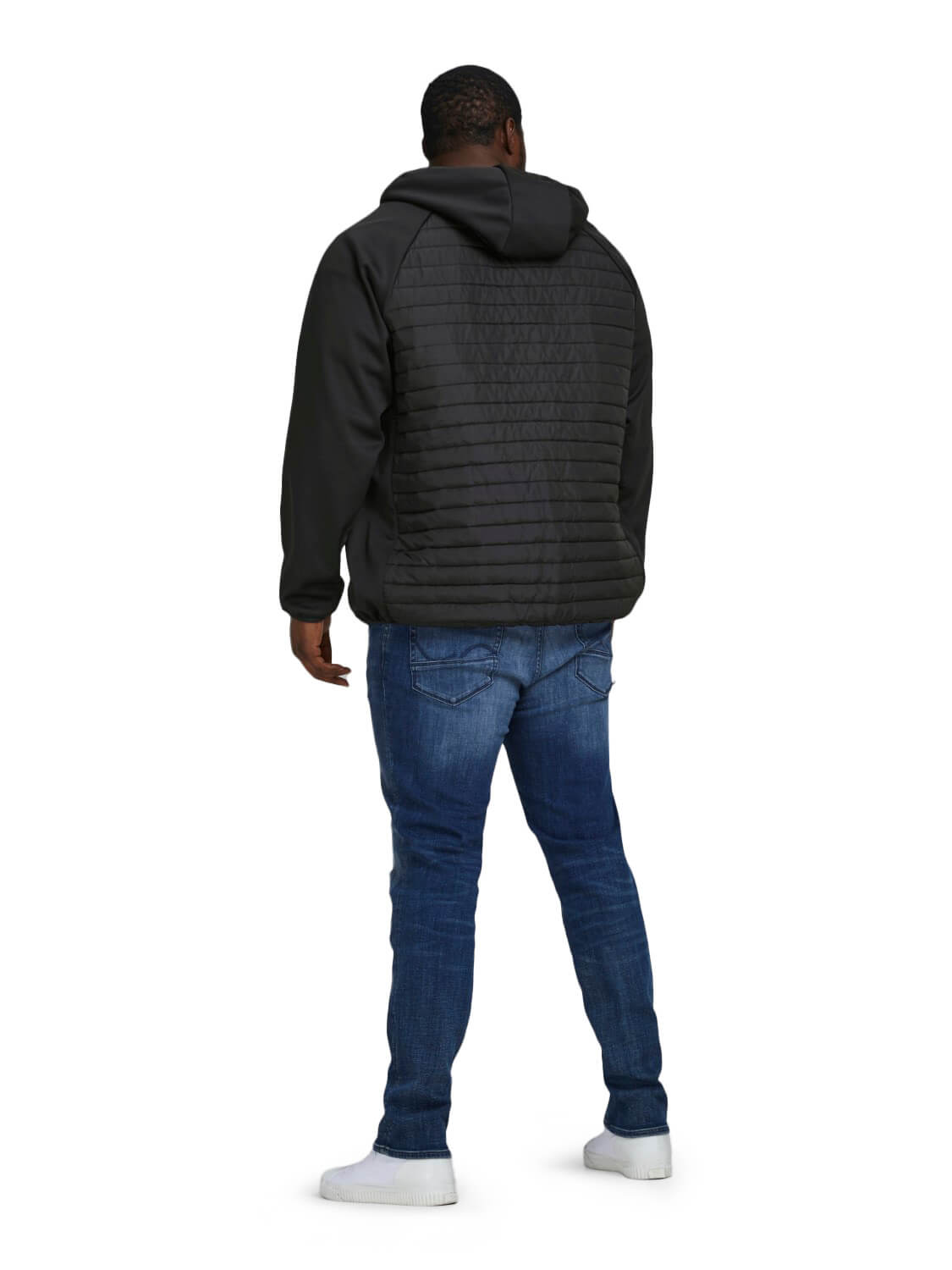 Jack&Jones PLUS JJEMULTI men's jacket Black