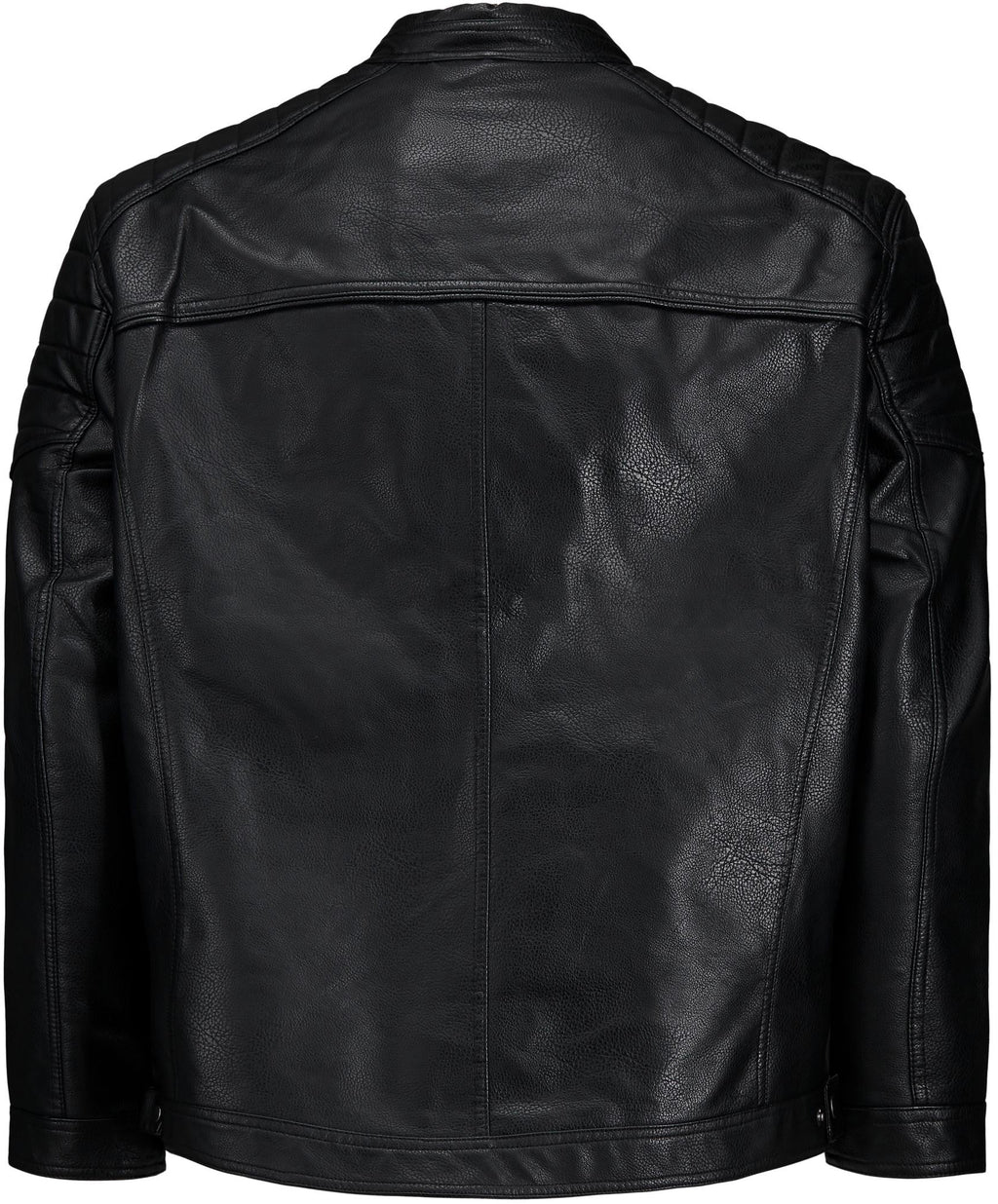 Jack&Jones PLUS JJEROCKY leather men's jacket