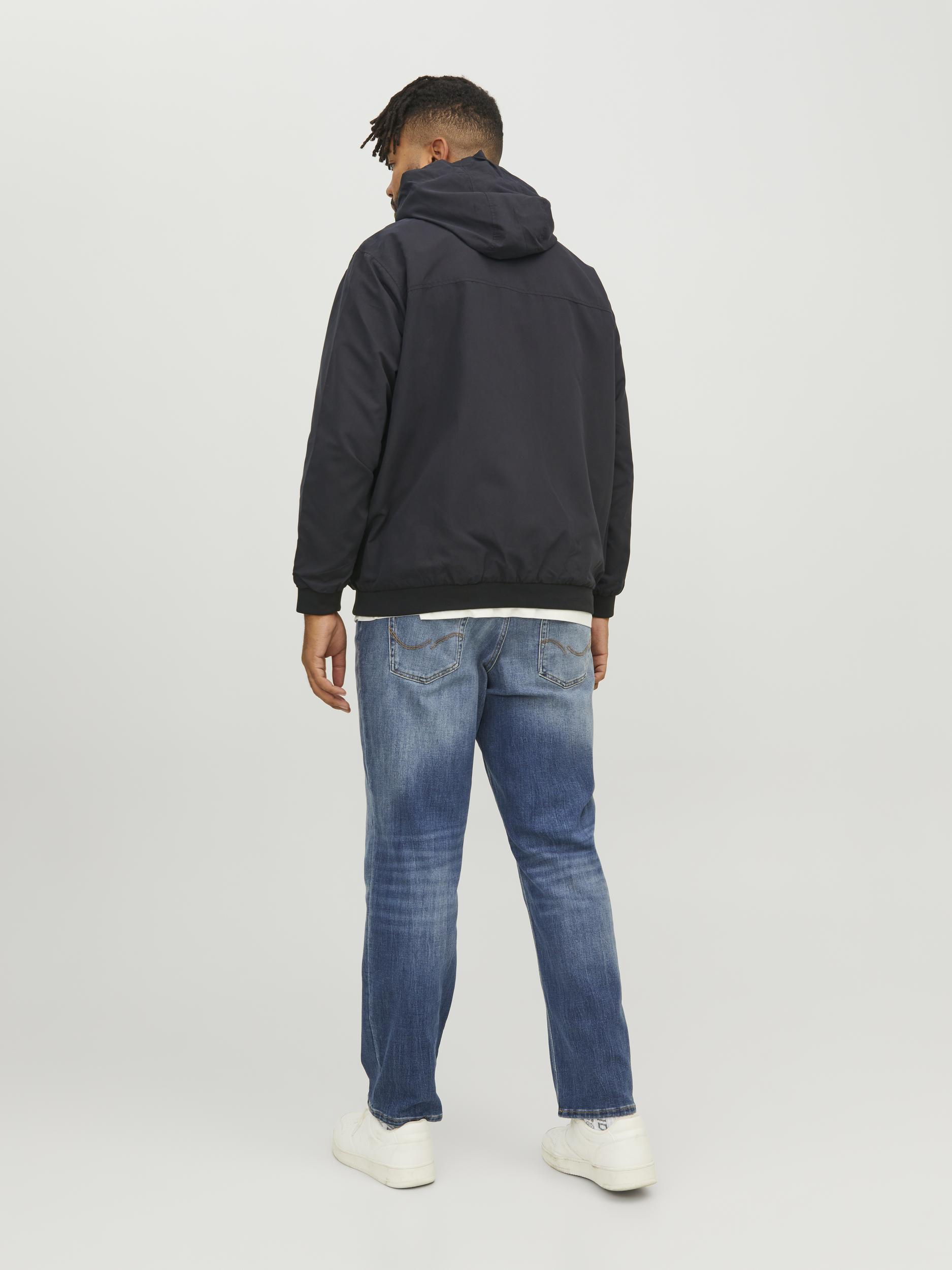 Jack&Jones PLUS JJERUSH men's jacket Black