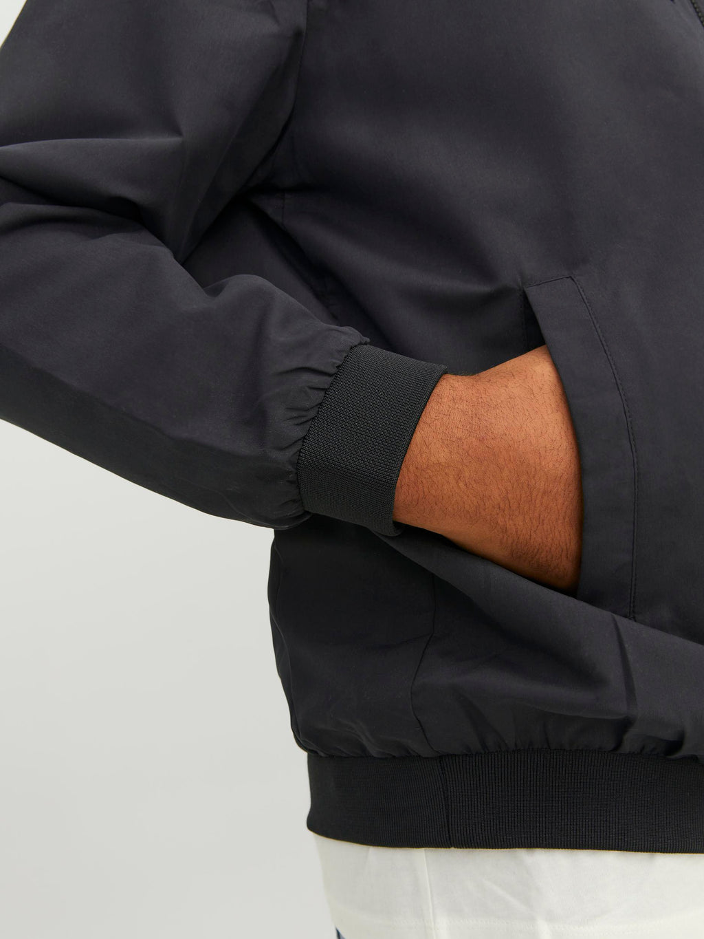 Jack&Jones PLUS JJERUSH men's jacket Black