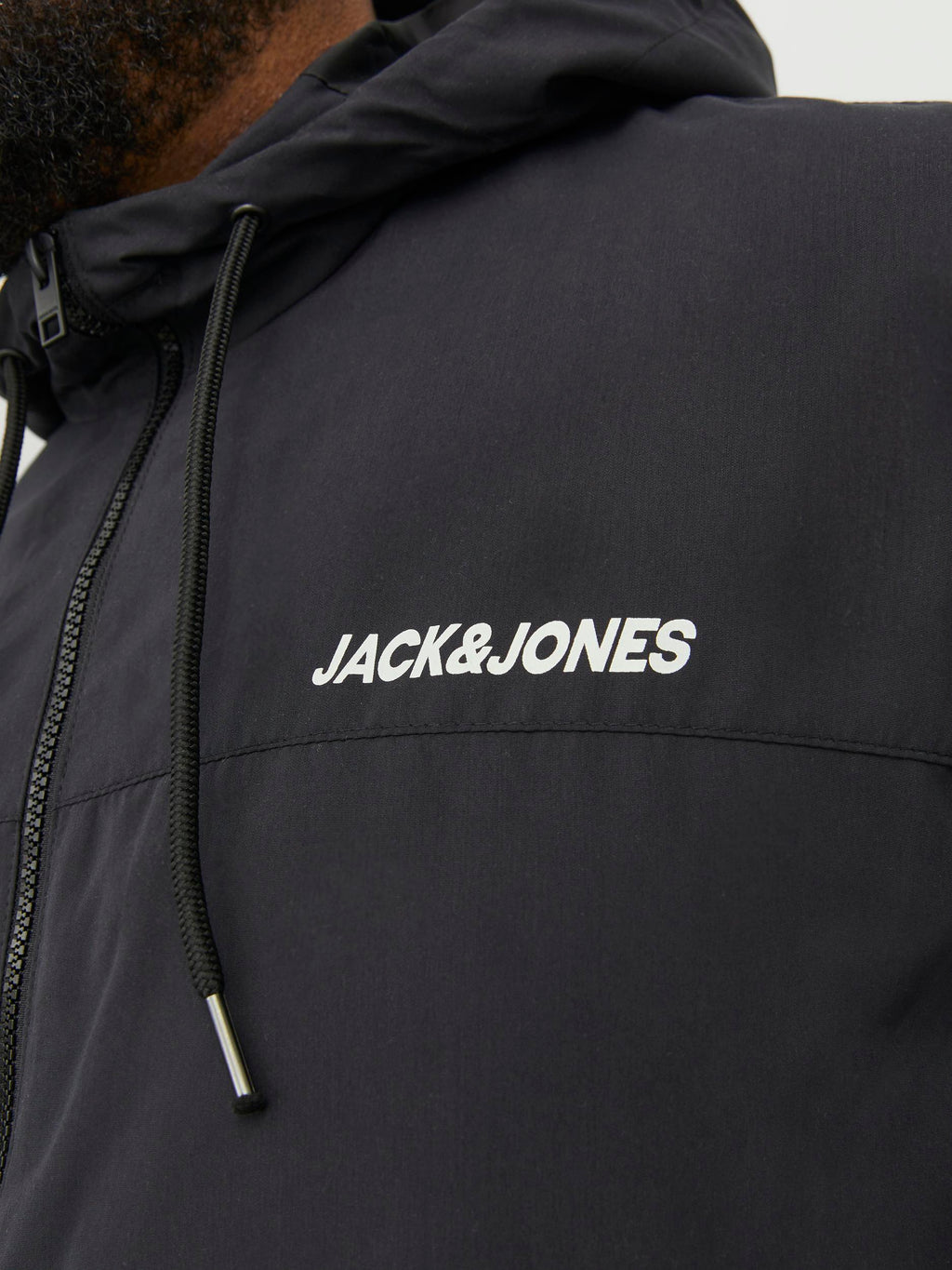 Jack&Jones PLUS JJERUSH men's jacket Black