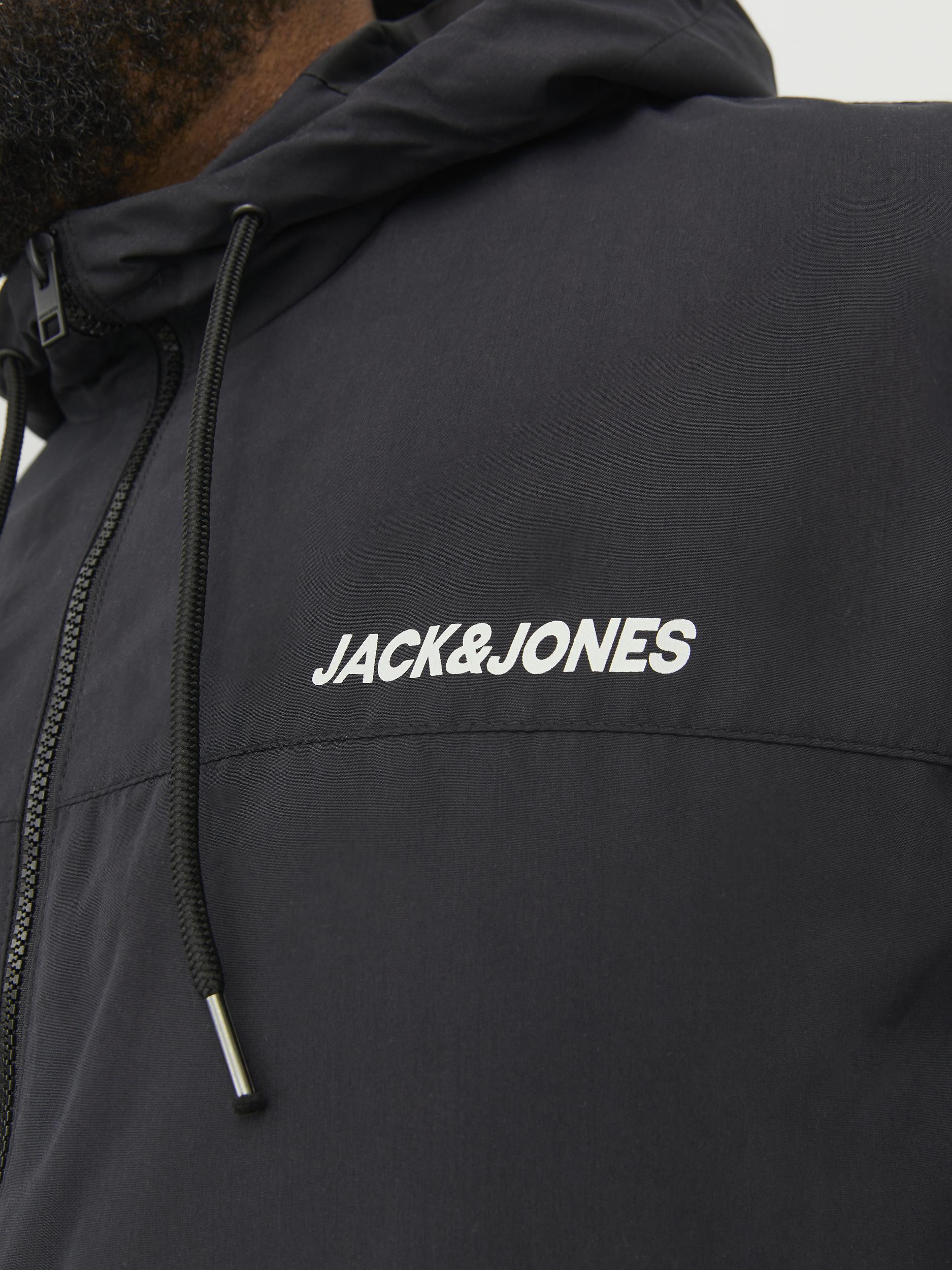 Jack&Jones PLUS JJERUSH men's jacket Black