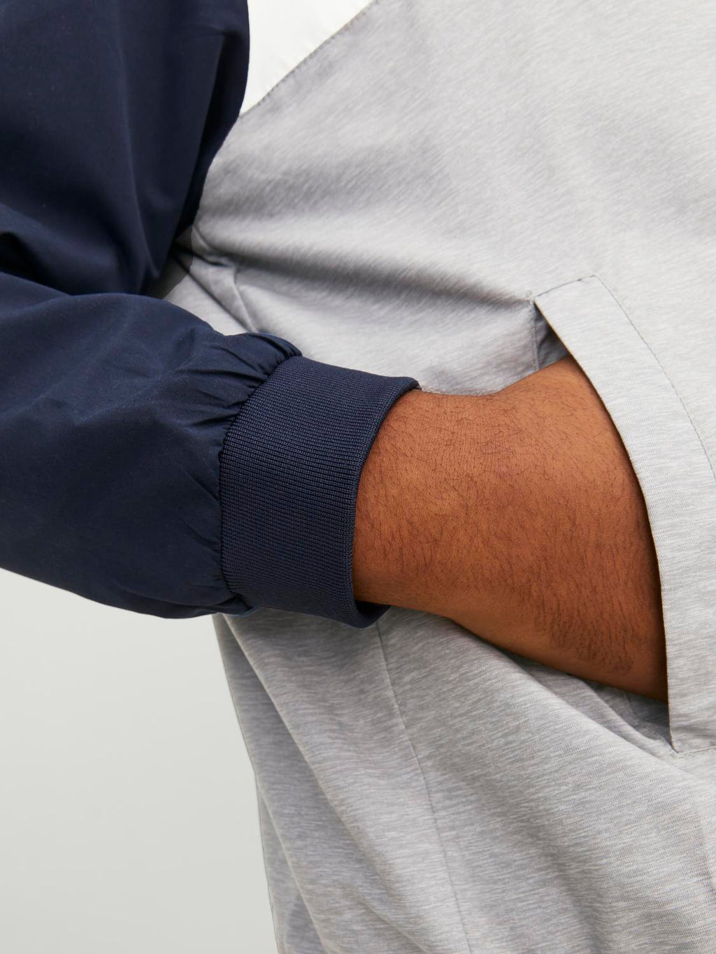 Jack&Jones PLUS JJERUSH men's jacket Navy Blazer