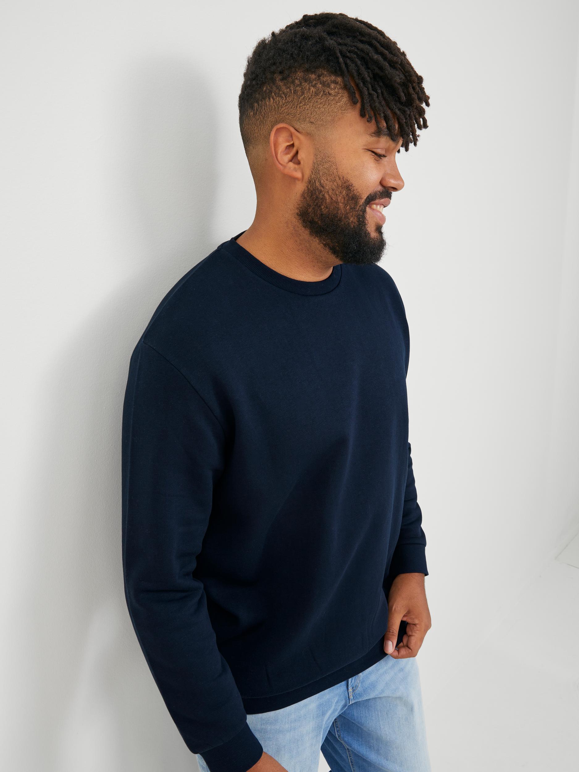 Jack&Jones PLUS JJEBRADLEY Relaxed Fit men's sweatshirt