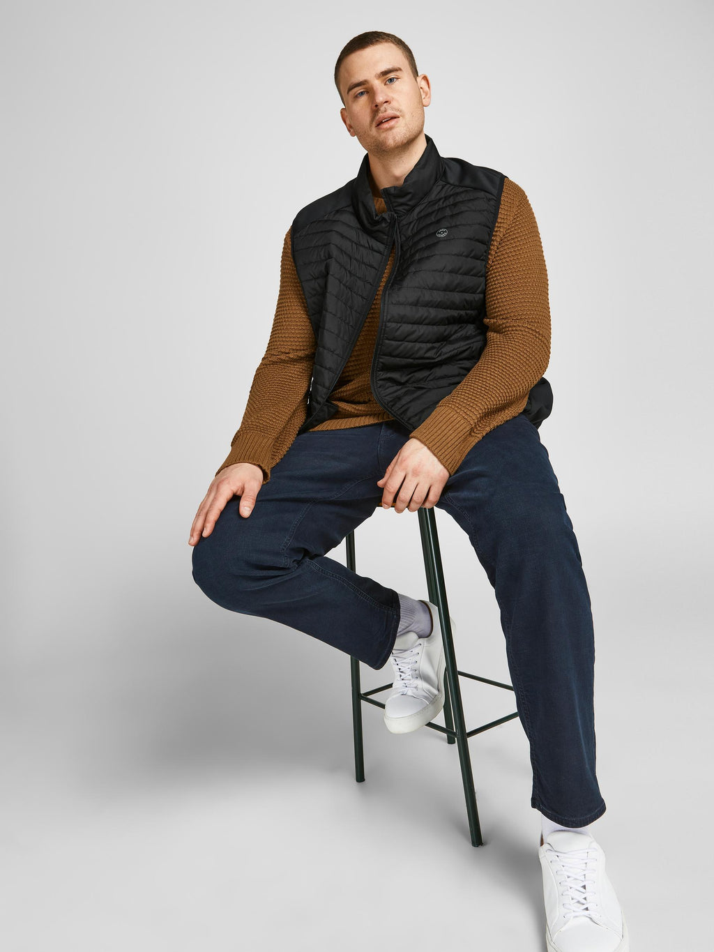 Jack&Jones PLUS JJEOXFORD Men's Vest