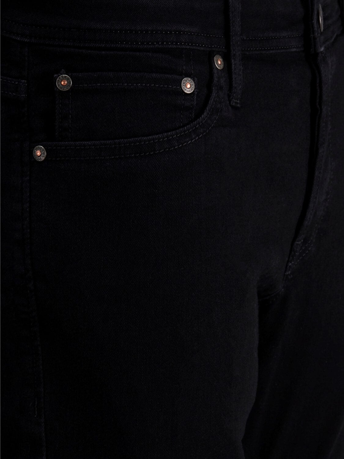 Jack&Jones PLUS JJITIM JJORIGINAL Slim Fit Men's Jeans Black Denim