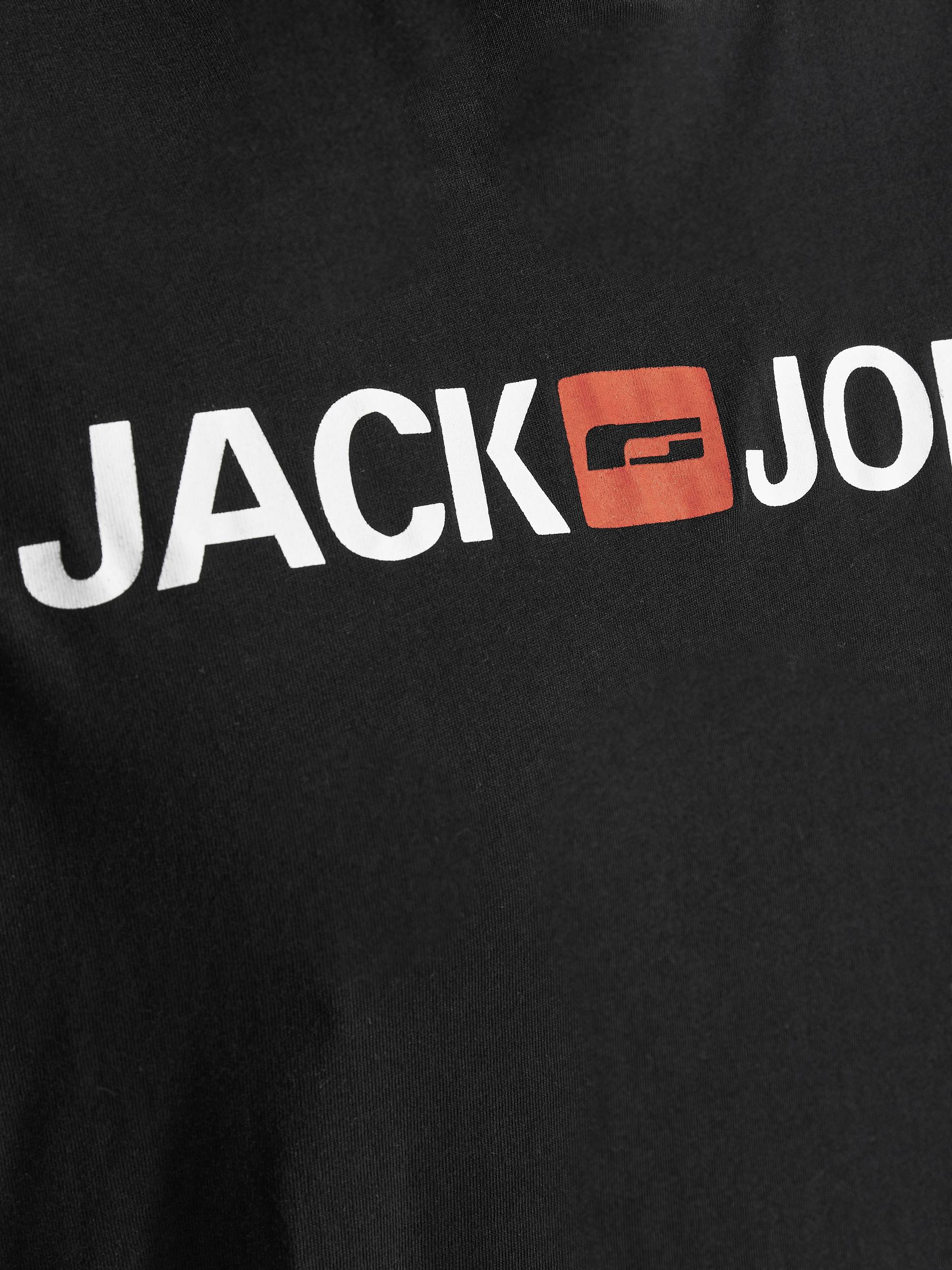 Jack&Jones PLUS Men's T-shirt JJECORP Regular Fit Black