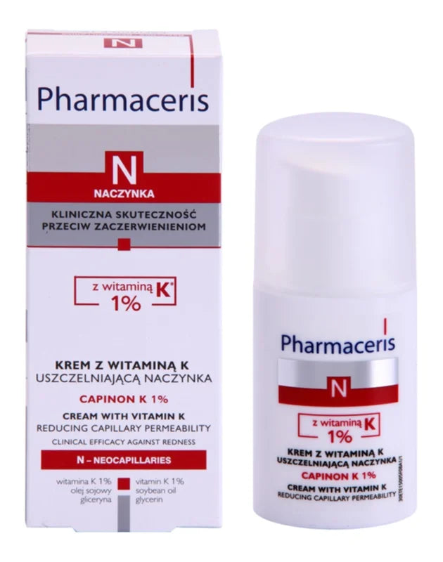 Pharmaceris N-neocapillaries capinion K 1% Strengthening cream for cracked veins 30 ml
