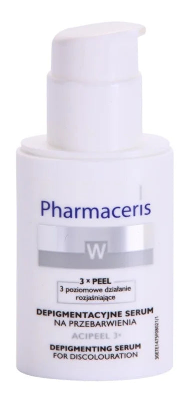 Pharmaceris W-Whitening Acipeel 3x lightening corrective anti-pigment serum with vitamin C 30 ml