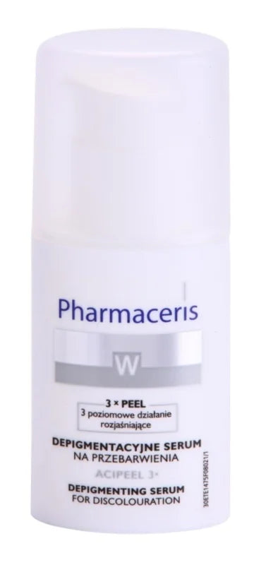 Pharmaceris W-Whitening Acipeel 3x lightening corrective anti-pigment serum with vitamin C 30 ml