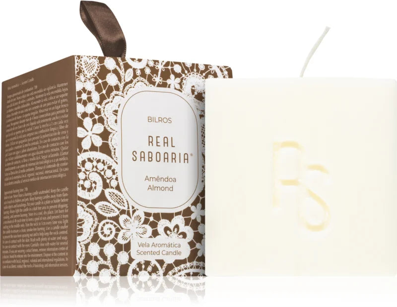 Real Saboaria Almond scented candle 430 g