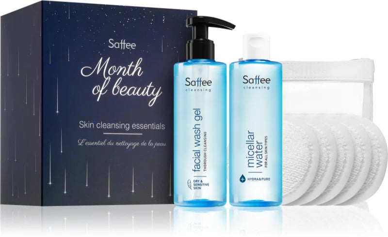 Saffee Month of Beauty skin cleansing essentials set