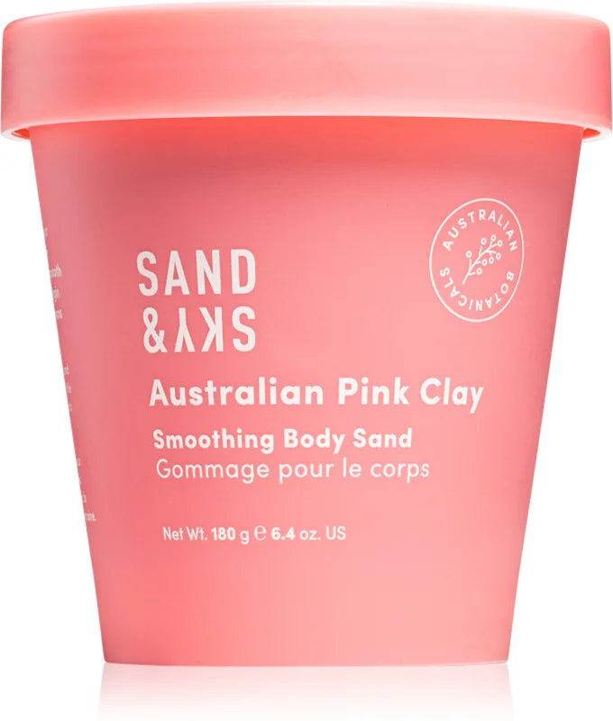Sand & Sky Australian Pink Clay Smoothing Body Sand 180 g