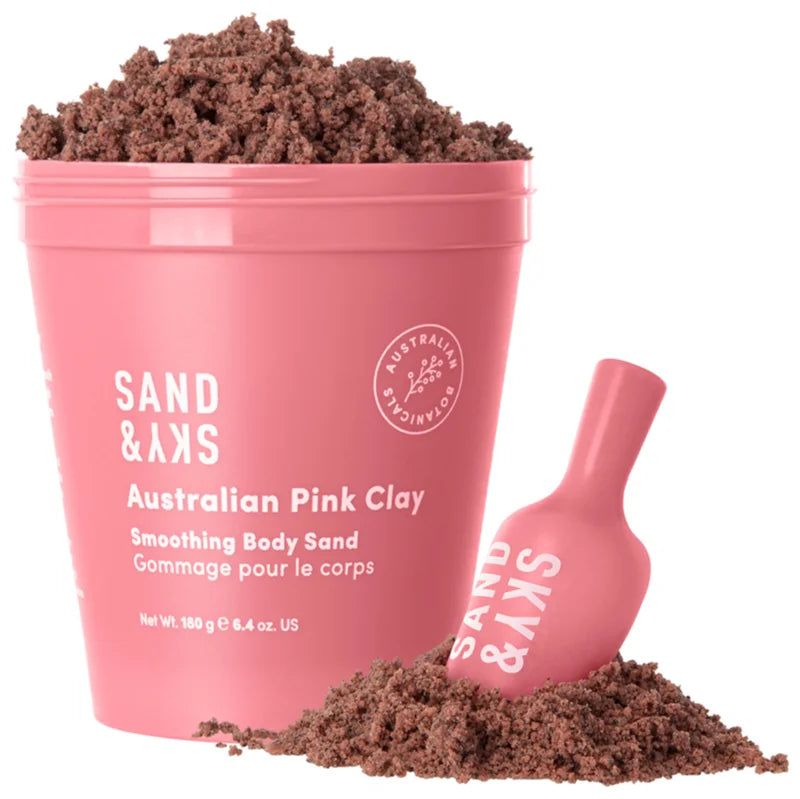 Sand & Sky Australian Pink Clay Smoothing Body Sand 180 g