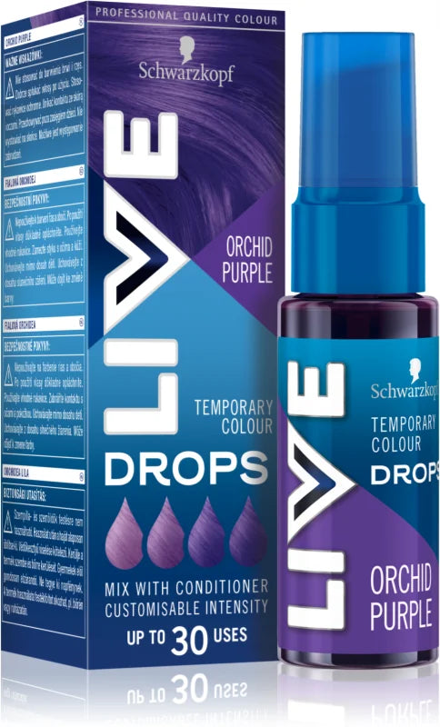 Schwarzkopf LIVE Drops Temporary Hair Color 30 ml