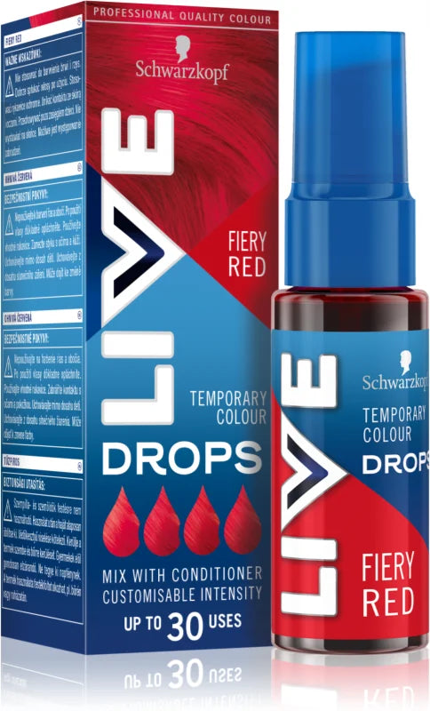 Schwarzkopf LIVE Drops Temporary Hair Color 30 ml
