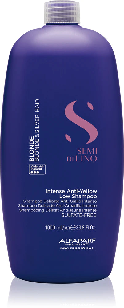 Alfaparf Milano Semi di Lino Blonde Toning shampoo for blonde and highlighted hair 1000 ml