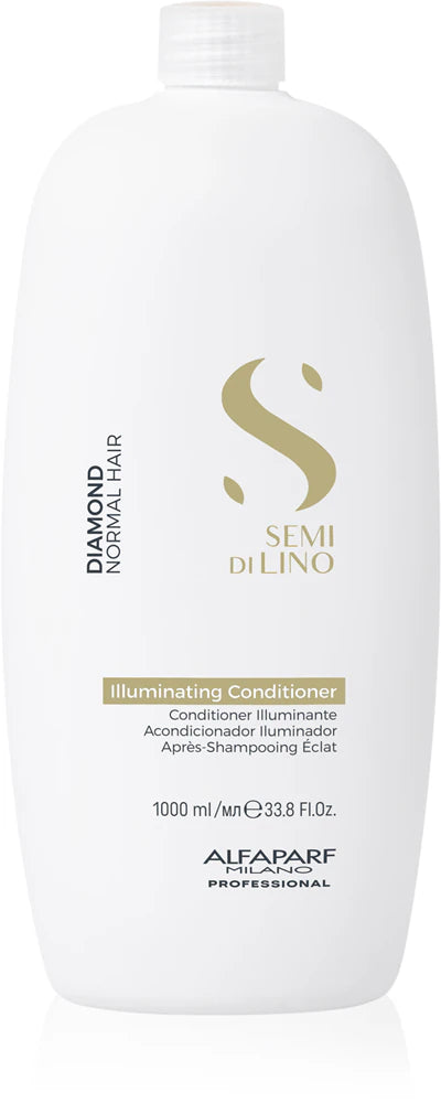 Alfaparf Milano Semi di Lino Diamond Illuminating brightening conditioner for shine and easy detangling of hair